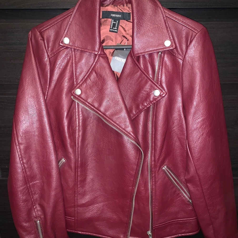 Forever 21 faux leather jacket